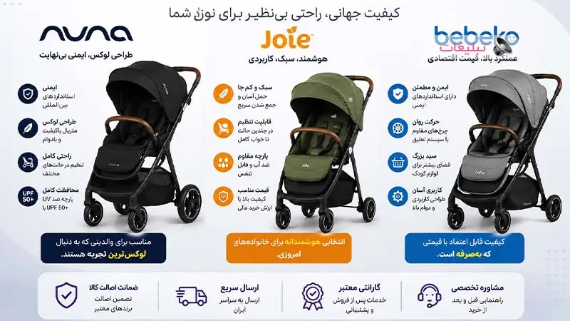 بهترین مارک کالسکه خارجی&nbsp;